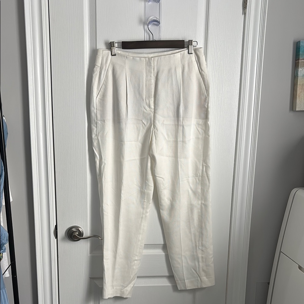 RW&CO. White Suiting Pants